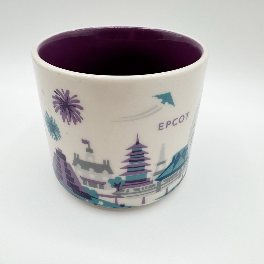 Starbucks Disney Parks Epcot You Are Here Collection Mug, 14 oz. Coffee Cup